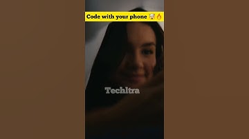 How to code with your phone 🤯🔥 || Replit Coding App || #shorts #youtubeshorts #tech