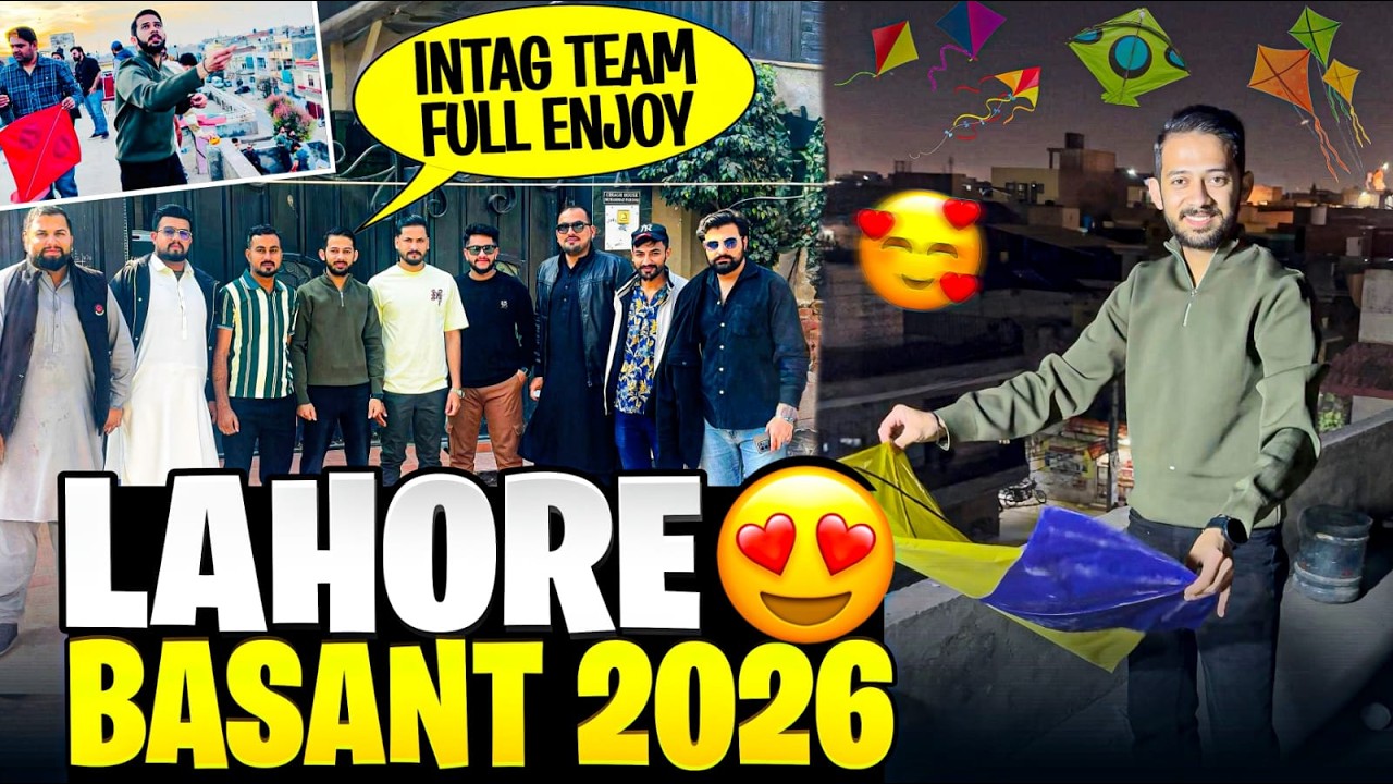 Lahore Basant 2026🪁Intag Team Goes All out😍❤️😍