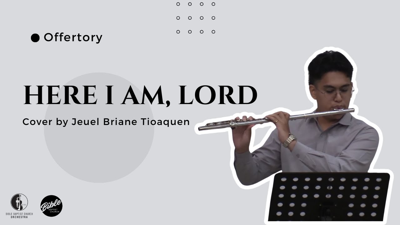 Here I Am, Lord - Flute Cover - YouTube