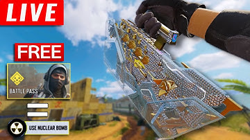 ☢️NUKE = FREE BATTLE PASS GIVEAWAY COD: MOBILE