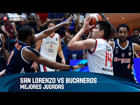 San Lorenzo (ARG) vs Bucaneros (VEN) - Mejores Jugadas - Grupo C - DIRECTV Liga de las Americas 2017