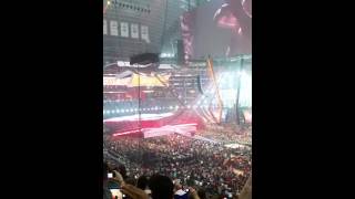 Brock Lesnar Entrance Wrestlemania 32