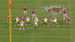 Packers offensive lineman Zach Tom stunt recognition preseason 2022
