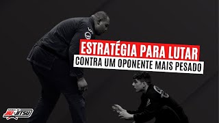 Como lutar e vencer um oponente muito mais pesado no jiu-jitsu.