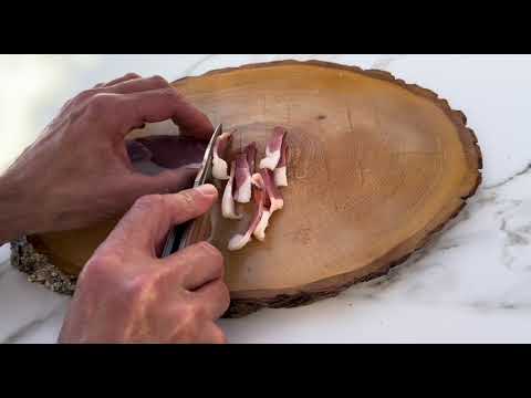 Tschenmesser aus Holz von STREIFHOLZ Hochwertiges Taschenmesser mit Holzgriff, wahlweise in Nussbaum, Eiche oder Kirschbaum Holz