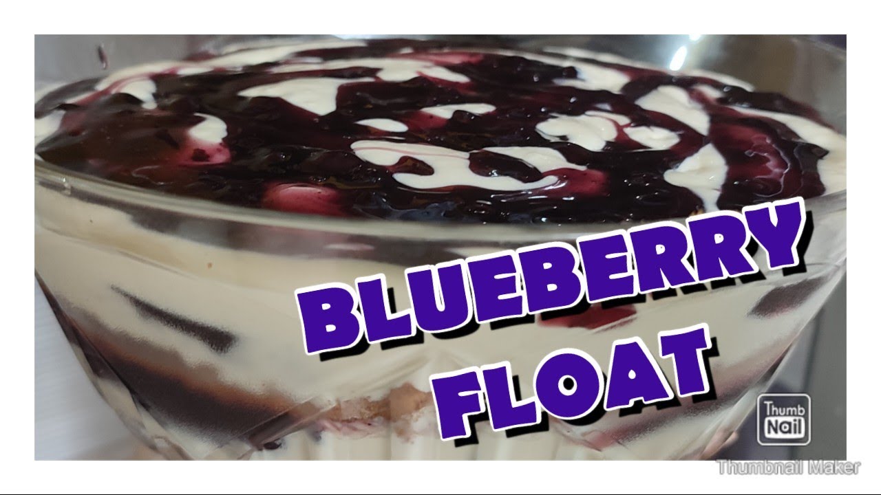 A new dessert to love! BLUEBERRY FLOAT