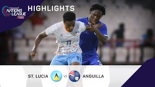 Concacaf Nations League 2022 Highlights | Saint Lucia vs Anguilla