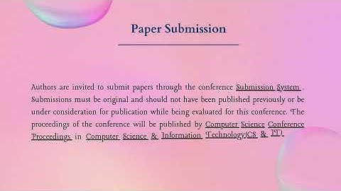 Call For Papers - 10th International Conference on Networks and Communications (NET 2026)