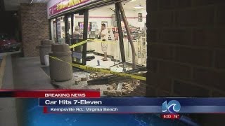 DUI suspect crashes into 7-Eleven