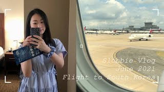 보딩 10분 전 비행기 취소? 코로나 시대 46시간의 미국-한국 입국기와 자가격리 브이로그  | 미국 대학원생의 여름 방학