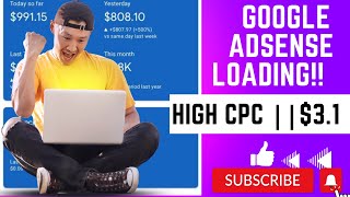 2023 ADSENSE LOADING HIGH CPC METHOD