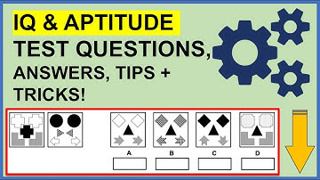 IQ and APTITUDE TEST QUESTIONS, ANSWERS, TIPS & TRICKS!