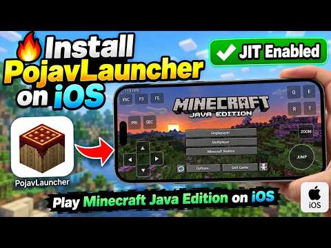 NEW PojavLaucher iOS 26/27 Tutorial - Install Minecraft Java with JIT Fixed on iOS in 2026