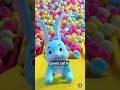 🐰 Baby vs Bunny Slide Race | Fun Cartoon Adventure for Kids! 🌈