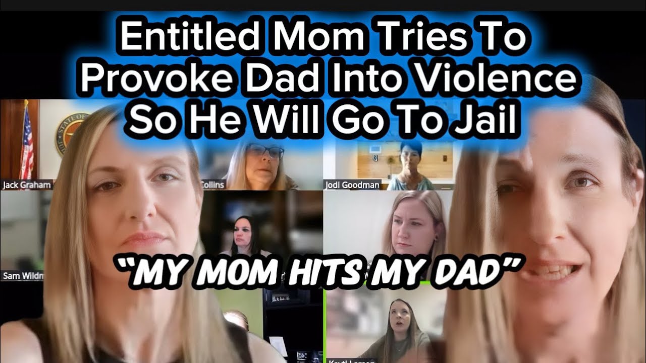 Entitled Mom Tries To Provoke Dad Into Violence So He Will Go To Jail #familycourtplaylist #dcfs