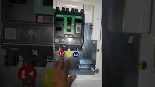⚡ 3 Phase MCB Connection Easy Guide ⚡ | DBE5 Electrical Panel Wiring 🔥 #Shorts #electrician #electri
