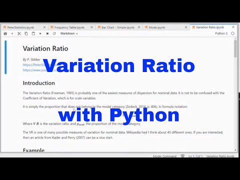 Python - Variation Ratio