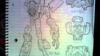 TRANSFORMERS CUSTOM: KB2 & KB3 SKETCHES