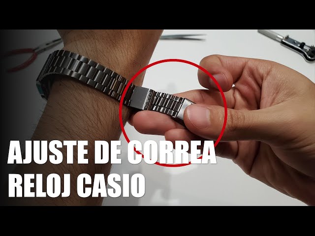 How to adjust the strap of a Casio Vintage Watch! (English sub