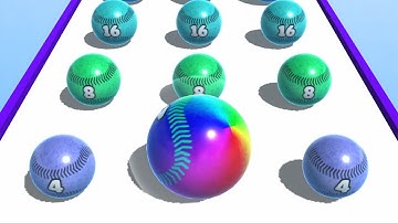 Ball Merge 2048 - All Levels Ball Gameplay Android, iOS  ( Level 347 - 356 )