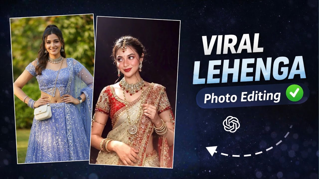 Instagram Viral Dream Lehenga AI Photo Editing || AI Dream Lehenga Prompts || aishwarya lehnga Style