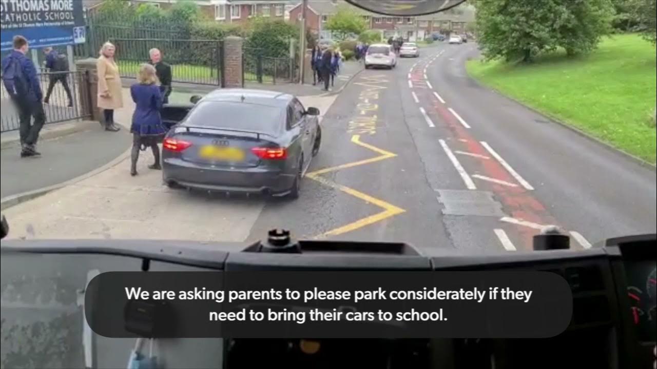 Inconsiderate parking outside of two Blaydon schools YouTube