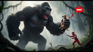 Brave Heroes Save Innocent Dog from GIANT King Kong Attack 🦍🐶