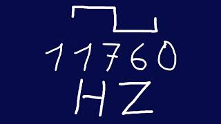 11760 hz square