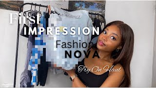Fashionnova First Impressions Try-On Haul South African Youtuber