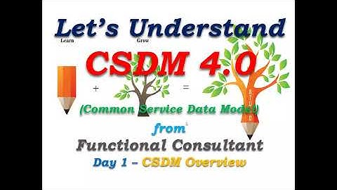 CSDM 4.0 - Day 1 - CSDM Overview - Learn From Functional Consultant #Shorts #Short