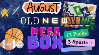 The OldNew Mega Box - Retro and Current Sports Card Packs For August