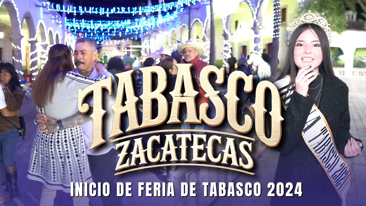 ¡Así comienza la la FERIA de TABASCO, ZACATECAS! 🎉🎶