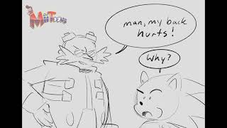 SONIC COMIC DUB | " Eggman's Back Hurts " [ Comic by KIMMY KO ]