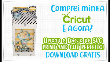 Comprei minha cricut, e agora? Como usar SVGs exportados, e Print and Cut