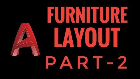 furniture  Layout Part-2  | autocad bangla tutorial | how to learn autocad