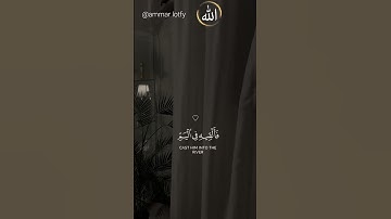 وأوحينا إلي أم موسي أن أرضعيه القارئ ياسر الدوسري #ammar_lotfy110 #ياسر_الدوسري#quran