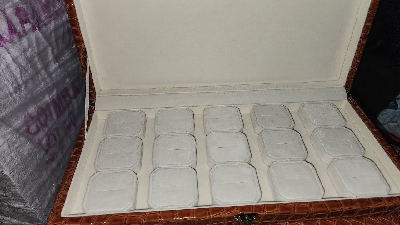 Saeed jewellery box vlog is live manufacturing works