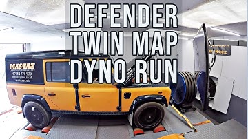 Land Rover Defender TD5 Twin Map Dyno Run