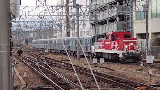 横浜市営地下鉄ブルーライン　4000形　4661F　甲種輸送　DD200-2牽引　尼崎通過