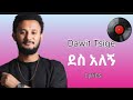 Dawit Tsige ደስ አለኝ Des Alegn Amharic Lyrics Video