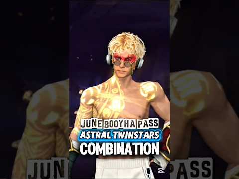 TOP 5 NEW JUNE BOOYAH PASS ASTRAL TWINSTARS BUNDLE COMBO Free Fire 🔥