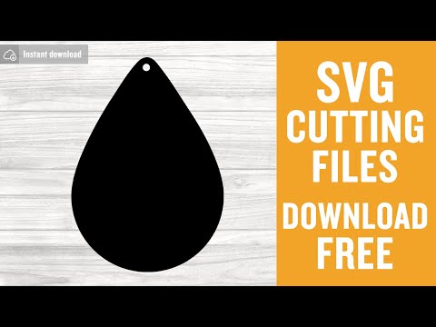Earrings Svg Free Cutting Files for Cricut Vector Instant Download