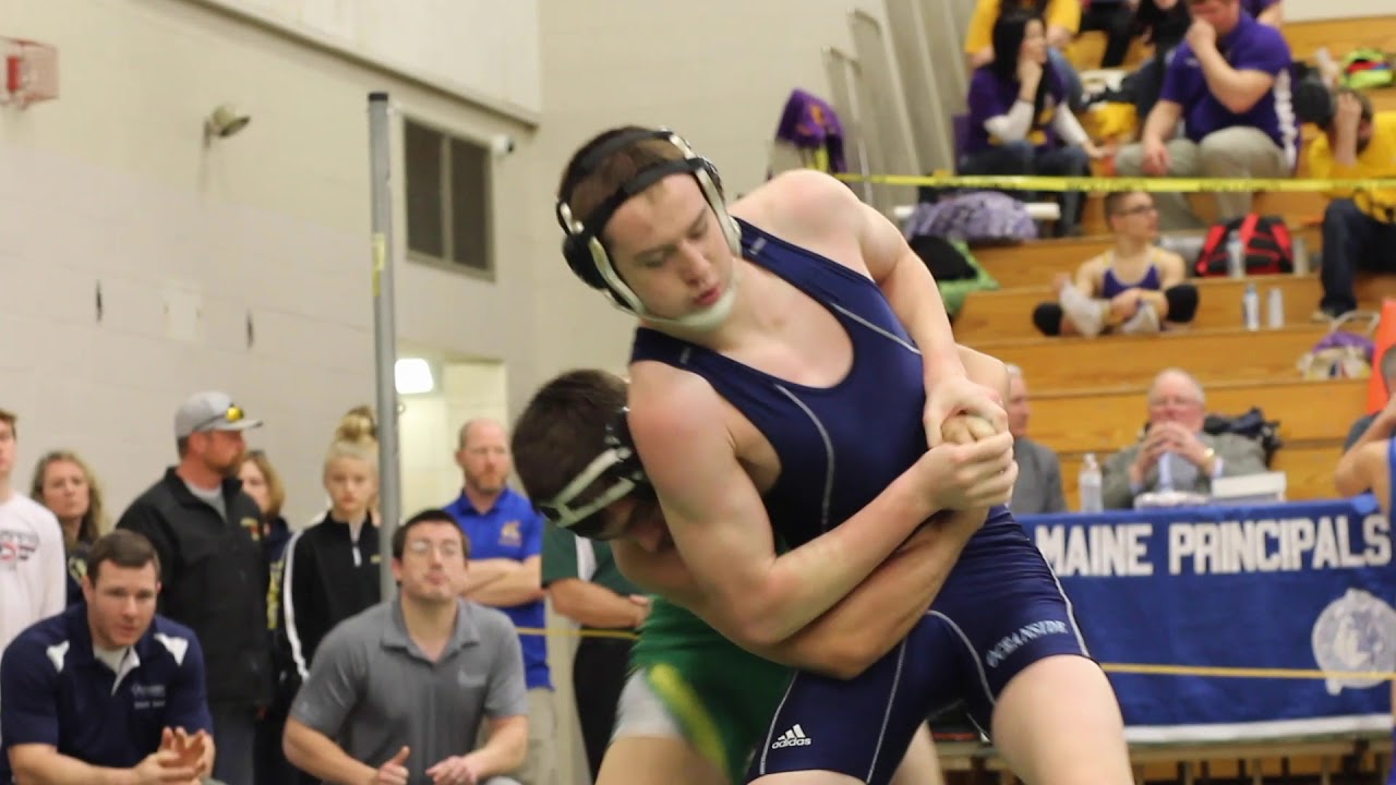 Maine New England qualifier wrestling meet YouTube
