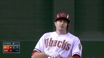 SF@ARI: Pollock hits an RBI double to tie the game