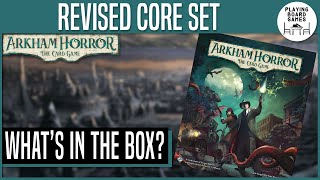 What comes in the REVISED CORE BOX? | Arkham Horror: The Card Game