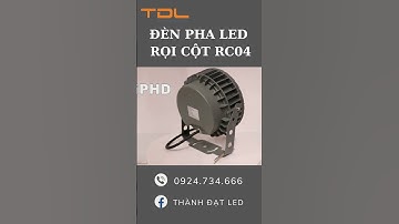 Đèn LED rọi cột tròn 36w Hà Nội | Đèn LED rọi cột giá rẻ | Đèn rọi cột