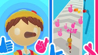 Pinocchio Tell Lie 🤥👃🏻😭 Gameplay iOS - Wooden Nose screenshot 5