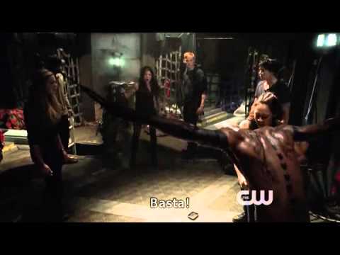 The 100: Octavia save Finn 1x07 (sub ita)