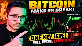 Bitcoin’s Next Move Starts HERE — Long Setup or Major Crash?