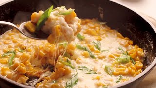 Korean Corn Cheese Recipe 10-Minutes No Oven